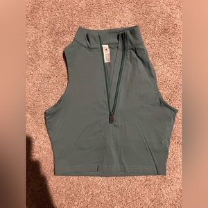 Balance (Now Vitality) Cropped quarter zip tank